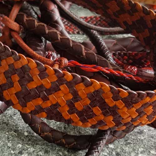 An example of Leatherwork by Trevor Domjahn